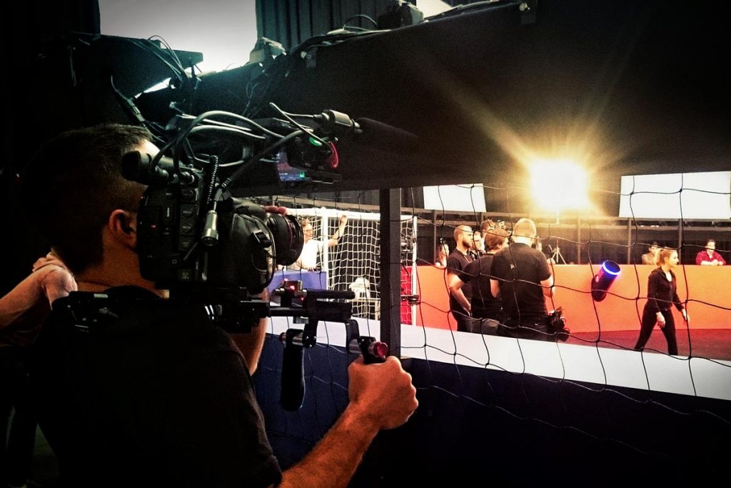 Shooting between the cameras! Behind the scenes at Pepsi 360 shoot