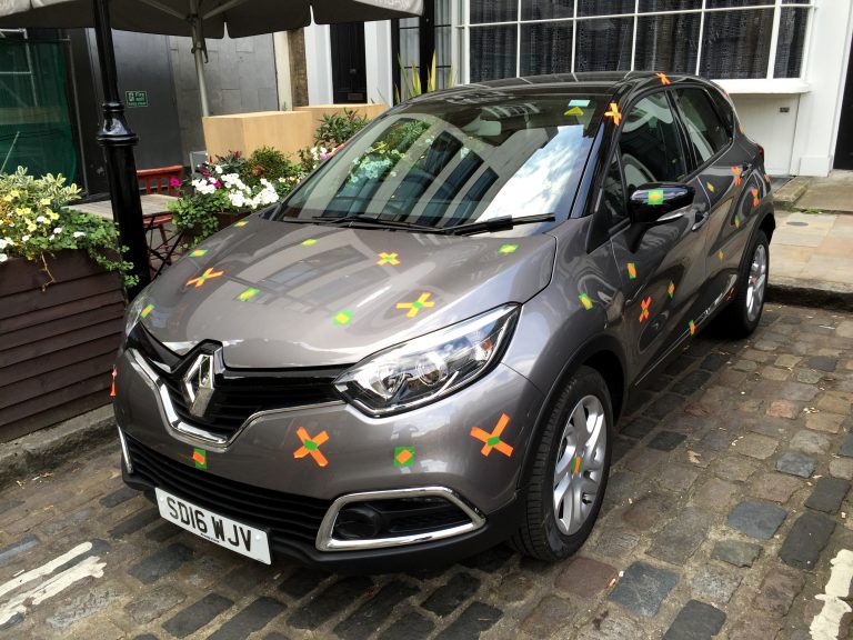 Tracking car used for CGI