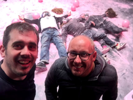 Snow angels at Insa Pepsi Max shoot