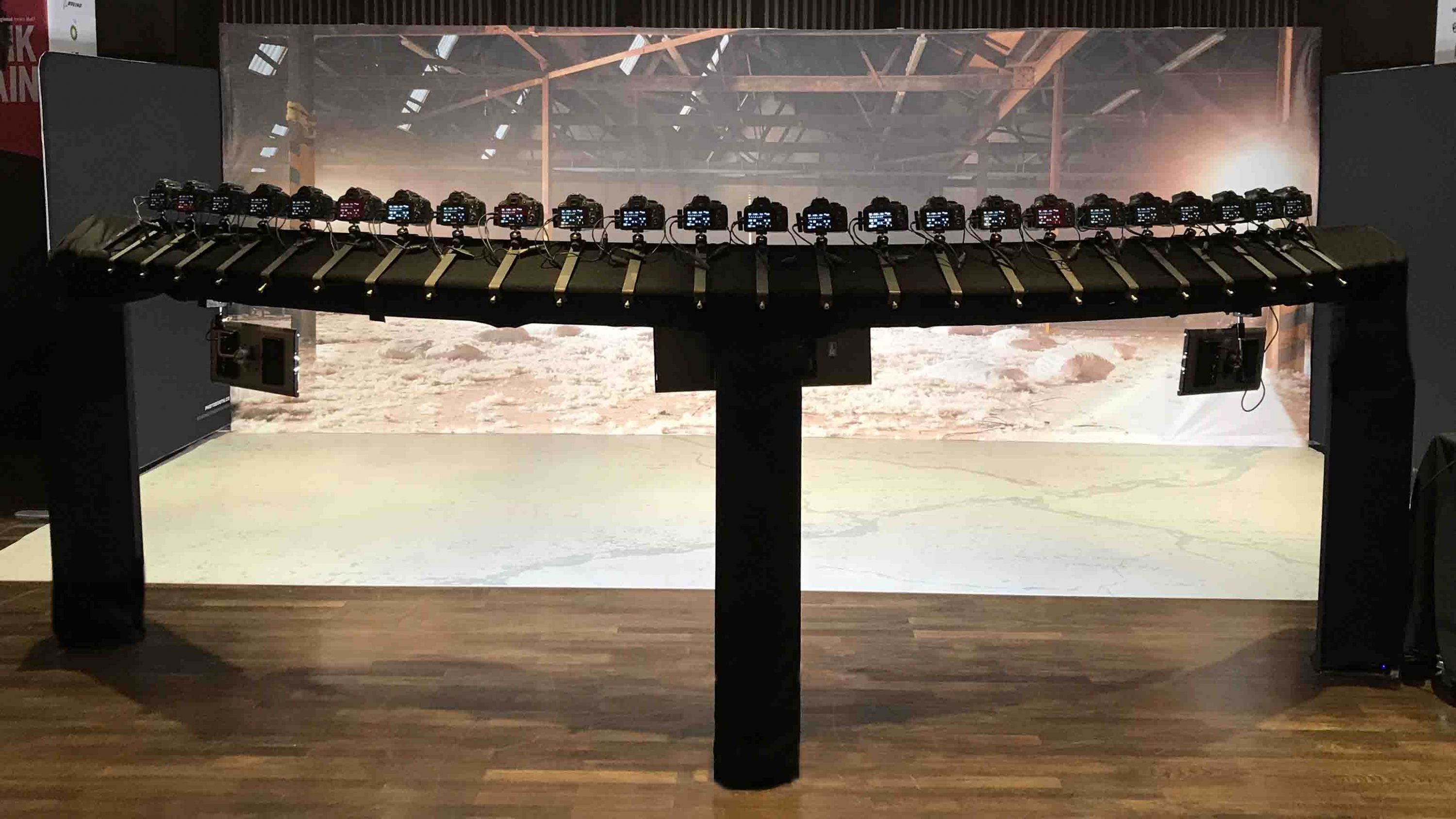 24-cam-experiential 24 Camera experiential bullet time rig