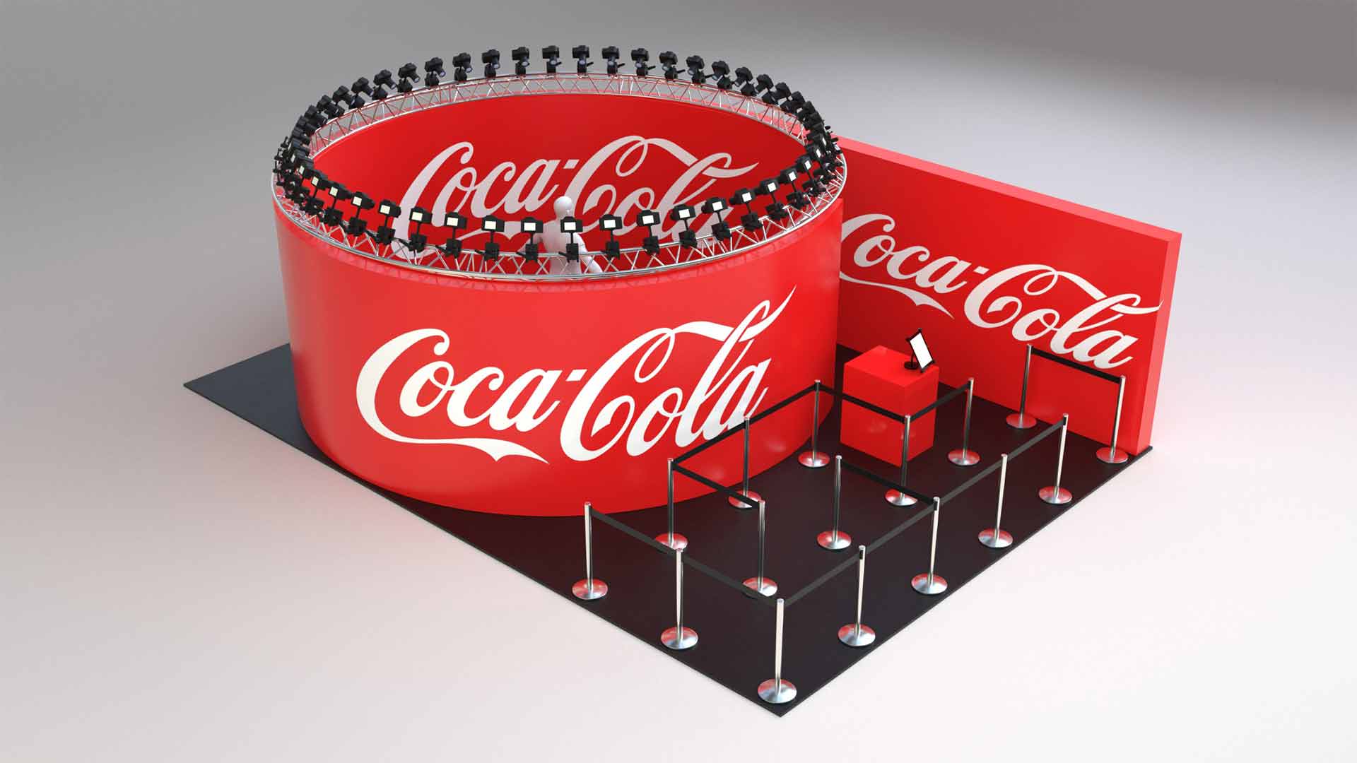 360-cam-experiential 360 Camera Bullet Time Rig for Coca-Cola