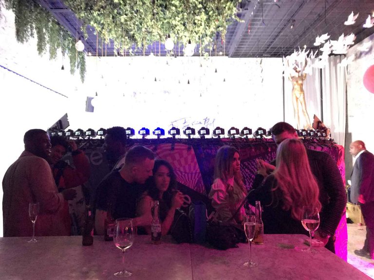 Experiential bullet time rig at party