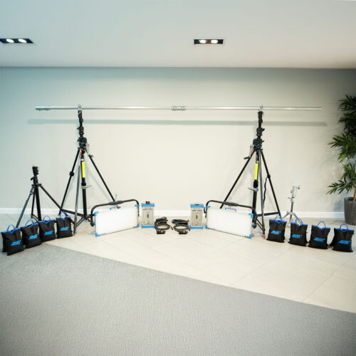 6m Goal Post Background and Lighting Kit