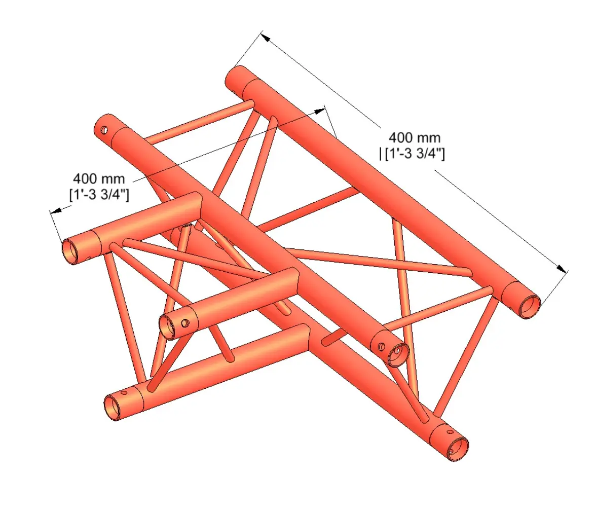 T Piece Three Way Milos M222 Truss Hire - Image 2