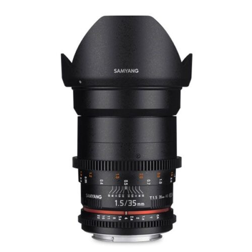 Samyang 35 mm T1.5 01 Samyang 35 mm T1.5 Cine EF Prime hire