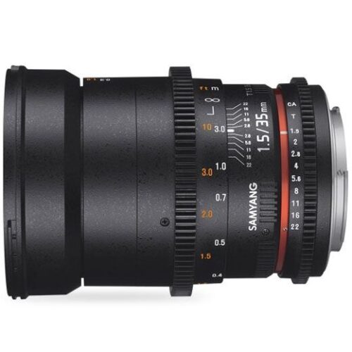 Samyang 35 mm T1.5 Cine EF Prime hire